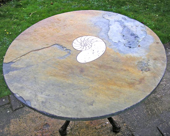 Ammonite Table