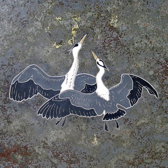 Herons Mosaic