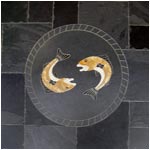 Twisted Fish Mosaic Floor