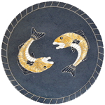 Twisted Fish Mosaic